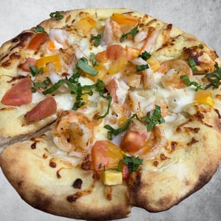 Mama Dolores Pizza (Shrimp & Alfredo)